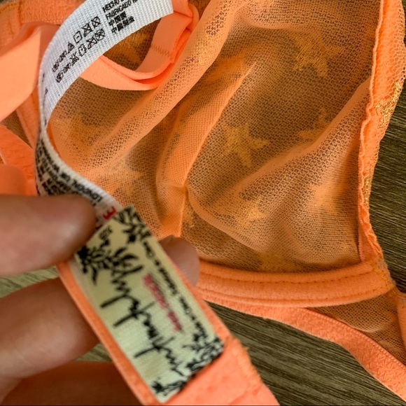 Free People Semi Sheer Star Print Mesh Bra - Picture 5 of 7